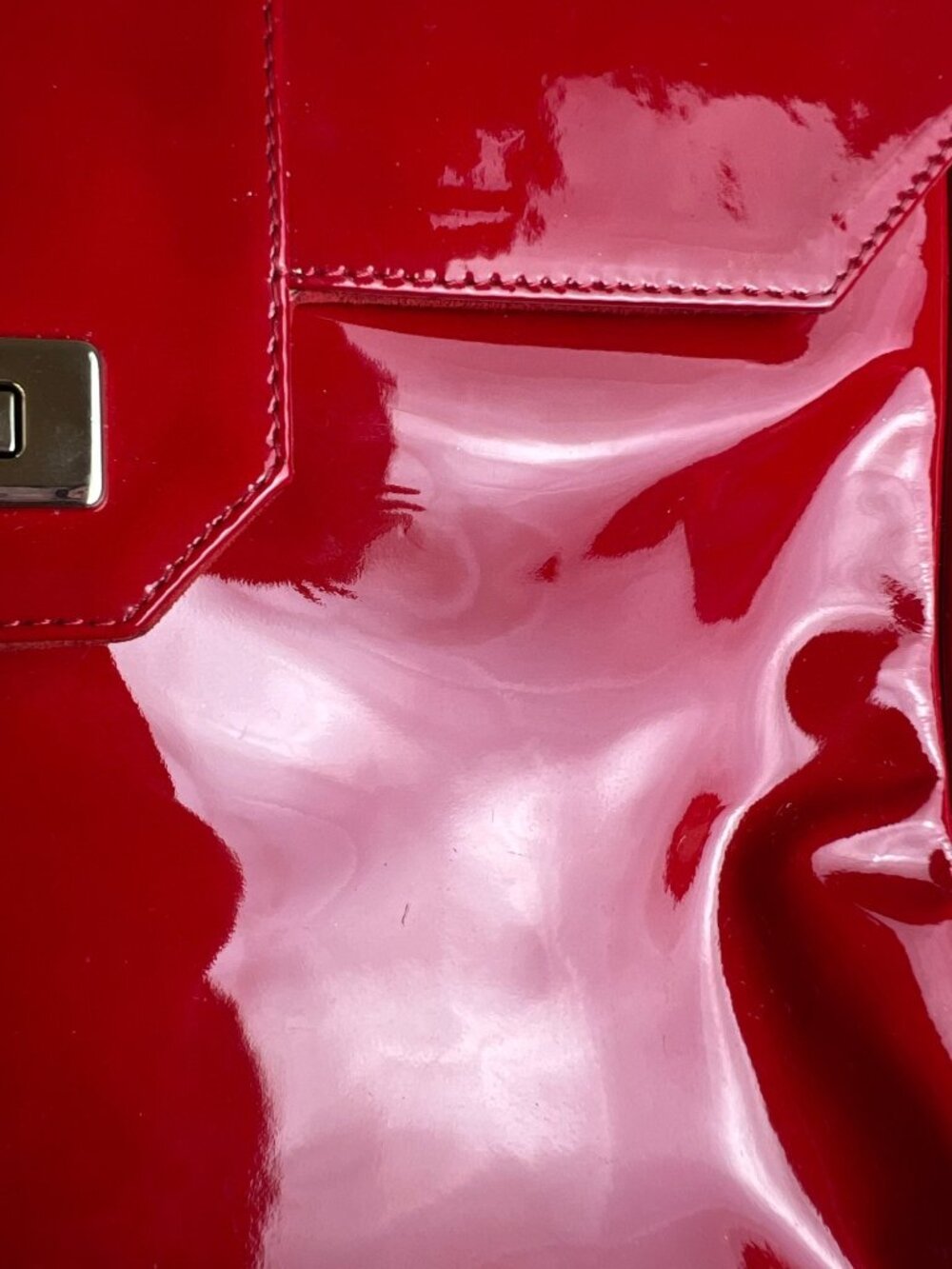 Massimo Zardi Italian Patent Leather Bag - Picture 2 of 15